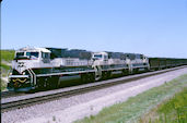 BNSF SD70MAC 9768 (10.06.1996, Bill, WY)