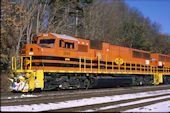 BPRR SD60M 3889 (02.2021, Punxsutawney, PA)