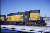 CNW GP7 1537 (20.12.1970, Marshfield, WI)