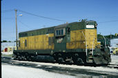 CNW GP7r 4124 (02.09.1990, Minneapolis, MN)