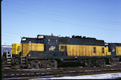 CNW GP7r 4493 (24.02.1983, Minneapolis, MN)