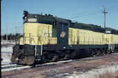 CNW SD18-CNW 6628 (07.03.1991, Escanaba, MI)