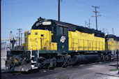 CNW SD40-2 6855 (01.04.1987, Green Bay, WI)