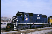 CNW SD40 3037 (08.02.1989, Kansas City, KS)