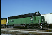 CNW SD45 6572 (31.08.1985, Kansas City, KS)