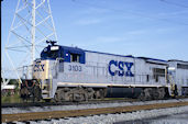 CSXT B23-7 3103 (29.09.1991, Richmond, VA)