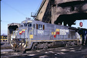 CSXT B30-7 5501 (14.01.1990, Richmond, VA)