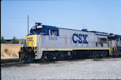 CSXT B36-7 5829 (25.07.1990, Richmond, VA)