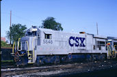 CSXT B36-7 5848 (04.06.1990, Richmond, VA)