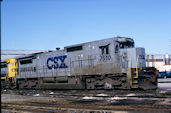 CSXT C40-8 7510 (19.01.1992, Richmond, VA)