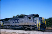 CSXT C40-8 7515 (05.11.1989, Hamlet, NC)