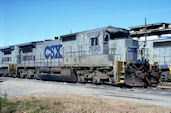 CSXT C40-8 7590 (26.12.1993, Tampa, FL)