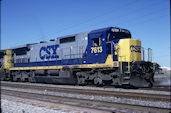 CSXT C40-8 7613 (26.01.1999, Tampa, FL)