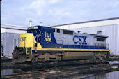 CSXT C40-8 7616 (31.05.1992, Richmond, VA)