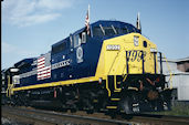 CSXT C40-8W 1992 (21.10.1992, Ranlo, NC,  (Presidential Whistle Stop Tour))