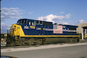 CSXT C40-8W 7812 (26.02.1995, Corbin, KY,  (Spirit of America))