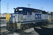 CSXT GP30m 4218 (13.01.1990, Elsmere, DE)