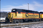 CSXT GP30m 4222 (26.12.1993, Brunswick, MD)