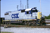 CSXT GP38-2 2557 (19.06.2002, Oregon, OH)