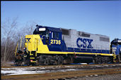 CSXT GP38-2 2735 (26.12.2000, Morrisville, PA)