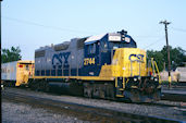 CSXT GP38-2 2744 (08.2004, Lyons, NY)