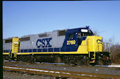 CSXT GP38-2 2760 (25.12.2000, Morrisville, PA)