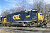 CSXT GP40-2 4422 (03.2015, Winchester, VA)