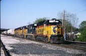 CSXT GP40-2 6165 (05.05.1987, Barberton, OH)