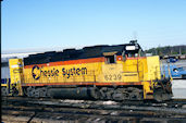 CSXT GP40-2 6239 (31.12.1991, Richmond, VA)