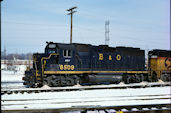 CSXT GP40 6509 (27.01.1988, Elsmere)