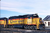 CSXT GP40 6565 (25.02.1989, Cumberland, MD)