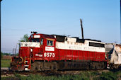 CSXT GP40 6573 (15.05.1988, Columbus, OH)