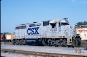 CSXT GP40 6742 (08.07.1995, Rocky Mount, NC)