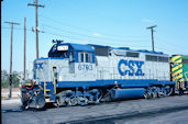 CSXT GP40 6793 (09.11.1989, Kansas City, MO)