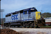 CSXT GP40 6828 (23.04.2001, Erwin, TN)