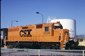 CSXT GP40 9706 (10.03.1996, Rocky Mt., NC)