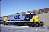 CSXT SD38 2467 (28.10.2001, Selkirk, NY)