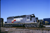 CSXT SD40-2 8184 (05.04.1990, Richmond, VA)