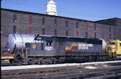 CSXT SD40-2 8221 (18.03.1990, Richmond, VA)