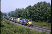 CSXT SD40-2 8222 (13.07.1995, Allentown, PA)