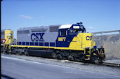 CSXT SD40-2E 8877 (23.02.2002, Selkirk, NY)