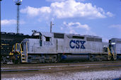 CSXT SD40 8383 (10.06.1990, Richmond, VA)