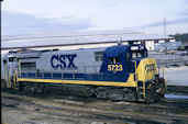 CSXT U36B 5723 (05.01.1991, Richmond, VA)