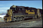 DRGW GP40-2 3100 (08.01.1978, Canon City, CO)