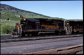 DRGW GP40-2 3115 (10.06.1979, Minturn, CO)