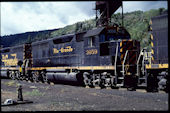 DRGW GP40 3059 (22.07.1977, Minturn, CO)