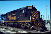 DRGW GP40 3143 (23.10.1993, Cicero, IL)
