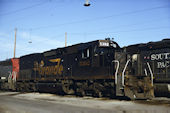 DRGW SD40T-2 5392 (07.04.1993, W Colton, CA)