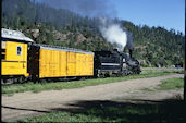 DSNGRR Boxcar 3134 (19.07.1981, bei Durango, CO)