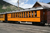 DSNGRR Coach 334 (15.07.2016, Silverton, CO,  (Hermosa))